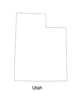 Utah State Map