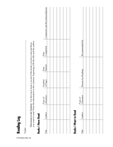 Reading Log