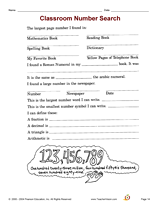 Classroom Number Search