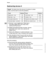 Subtracting Across Zero (Gr. 3)