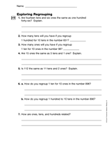 Exploring Regrouping (Gr. 3)