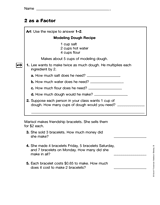 Two as a Factor (Gr. 3)