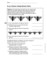 Six as a Factor: Using Known Factors (Gr. 3)