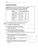Using Mental Math (Gr. 4)