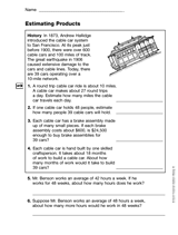 Estimating Products (Gr. 3), Part 1