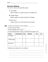 Geometry: Decision Making Skills (Gr. 5)