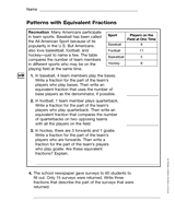 Patterns with Equivalent Fractions (Gr. 5)