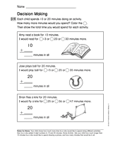 Two-Digit Math: Decision Making (Gr. 1)